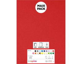 Innspiro Goma EVA rouge, 20 feuilles de 40x60 cm x 1 mm
