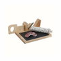 Livoo Guillotine à saucisson MEC127 en hévéa et ardoise