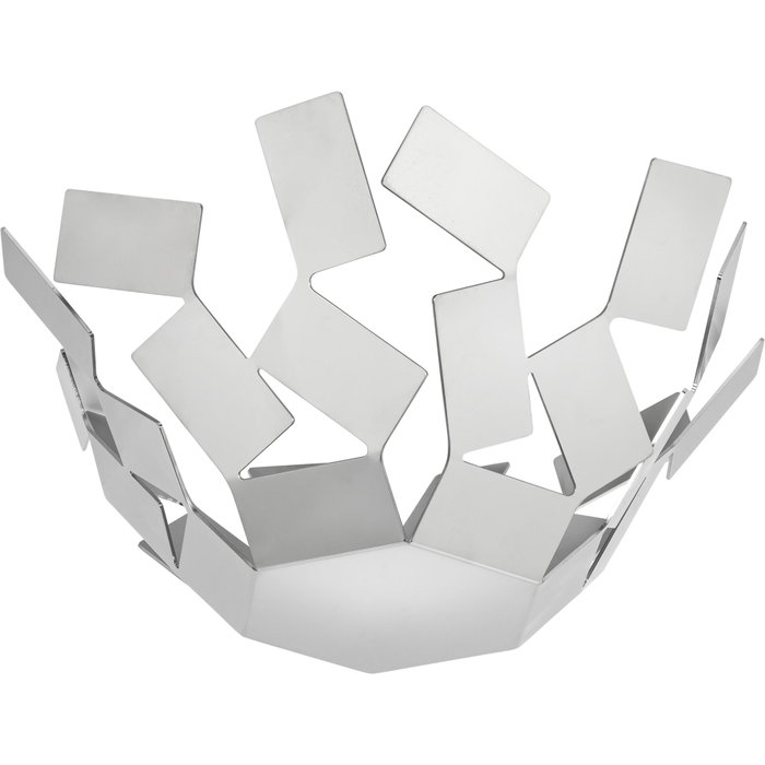 Alessi Stanza dello Scirocco Corbeille à fruits blanc en acier et résine Alessi Stanza dello Scirocco Corbeille à fruits blanc en acier et résine
