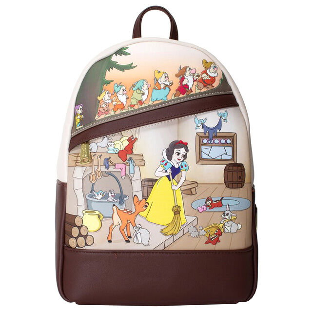 Loungefly Mochila Sac à Dos Disney Blancanieves (Blanche-Neige) 22.5x25x10 cm