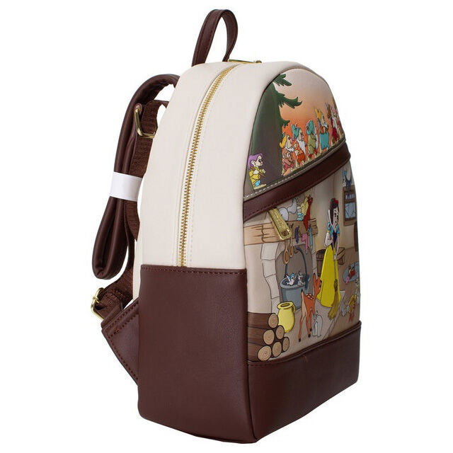 Loungefly Mochila Sac à Dos Disney Blancanieves (Blanche-Neige) 22.5x25x10 cm