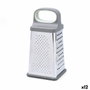 Quid Râpe multi-usages Ozon Gris Métal (Lot de 12)