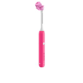 Isdin Bexident Balene Junior Brosse à dents manuelle pour enfants - Tête rotative 180°, efficacité clinique, recommandée SEOP - Rose - 1 Unité