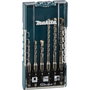 Makita E-15730 Jeu de forets béton SDS-Plus, 6 pièces