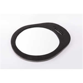 Bifull Miroir incassable noir avec poignée
