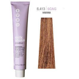 Milk Shake Teinture permanente pour cheveux Creative - Sans SLS/SLES - 6.4136CAG Havana - 100 ml