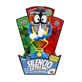 Bizak - Jeu sonomètre silencio extremo - Jeu en espagnol pour mesurer le bruit - À partir de 6 ans - Fonctionne avec piles AAA incluses