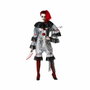 BigBuy Carnival Déguisement Clown Macabre Gris avec Volants Taille XS/S
