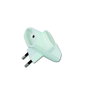 BF Clavija triple 2p 10 a 250 v lateral blanca (retractilado)