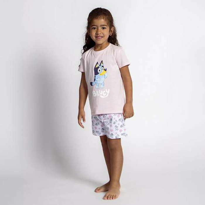 Bluey Pyjama Enfant Rose 6 Ans