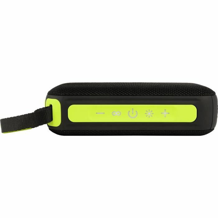 Bigben Party Enceinte Bluetooth Lumineuse Noir et Jaune