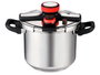 Kinvara Cocotte Minute 8 L Acier Inoxydable avec Poignée Silicone 37 x 28 x 26 cm (Set de 4)