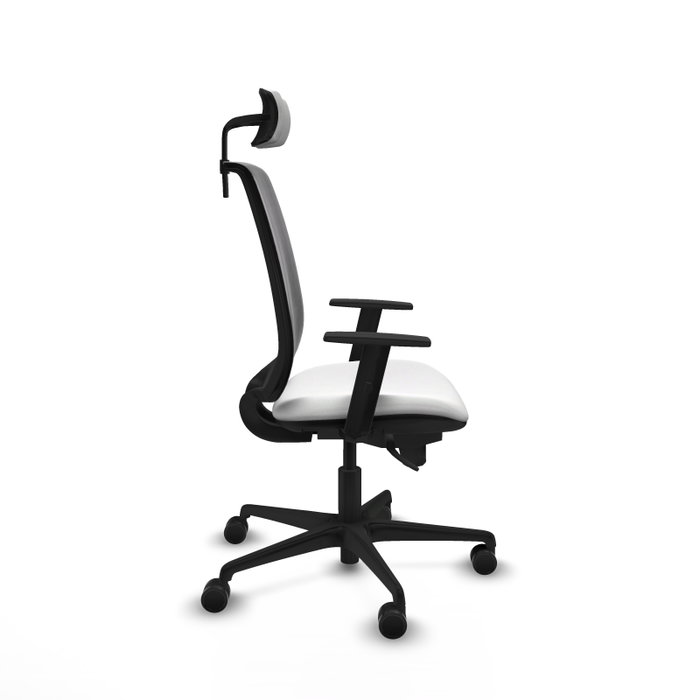 Piqueras Y Crespo Alares Chaise de Bureau Synchrone Blanc et Noir Piqueras Y Crespo Alares Chaise de Bureau Synchrone Blanc et Noir