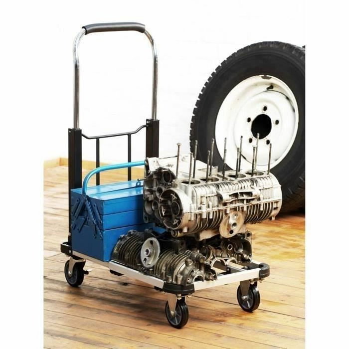 Meister Chariot plateforme pliable en aluminium 150kg
