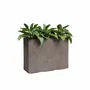 Artevasi Jardinière haute Sydney en plastique taupe 50 L - 80 cm - Dimensions 79.5 x 29.5 x 68 cm