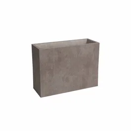 Artevasi Jardinière haute Sydney en plastique taupe 50 L - 80 cm - Dimensions 79.5 x 29.5 x 68 cm