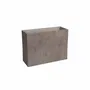 Artevasi Jardinière haute Sydney en plastique taupe 50 L - 80 cm - Dimensions 79.5 x 29.5 x 68 cm