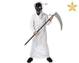 BigBuy Carnival Déguisement Squelette pour Enfant Blanc (2 Pièces) 7-9 Ans