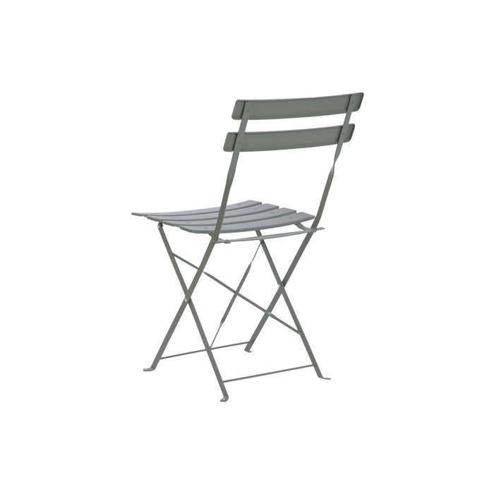 Ensemble Table + 2 Chaises Home ESPRIT Vert Métal 60 x 60 x 71 cm