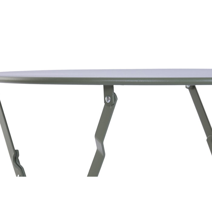 Ensemble Table + 2 Chaises Home ESPRIT Vert Métal 60 x 60 x 71 cm
