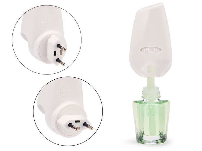 Arte Regal Diffuseur électrique parfum Jasmin 20 ml Blanc 5x12x9 cm (Set de 24)