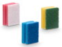 Arte Regal Lot de 3 éponges triple usage 20,5x9x4,5cm mousse polyuréthane fibre multicolore (Set de 24)