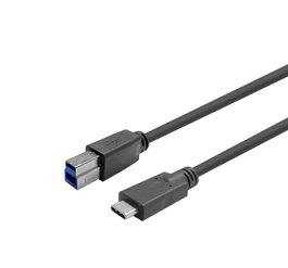 Vivolink Câble USB-C mâle vers USB 3.0 B mâle 7,5m Noir