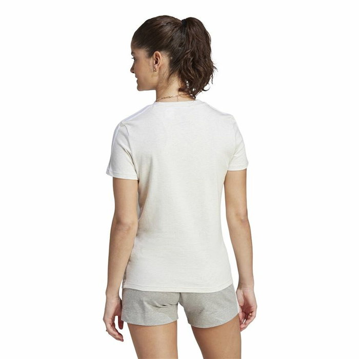 T-shirt à manches courtes femme Adidas 3S Blanc