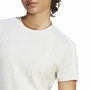 T-shirt à manches courtes femme Adidas 3S Blanc