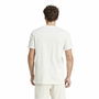 T-shirt à manches courtes homme Adidas Essentials 3 Bandas Blanc L