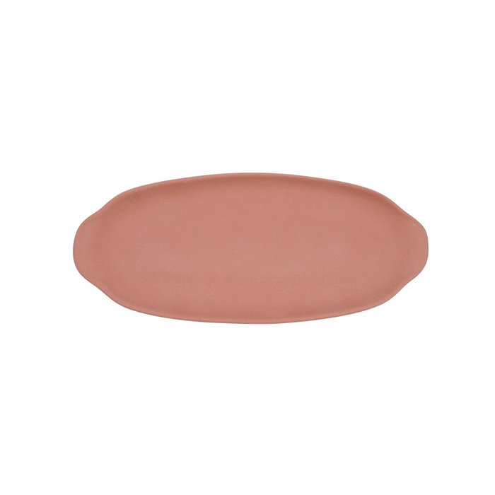 Bandeja Oval Cerámica Mineral Gres Quid 13x30,5 cm Bandeja Oval Cerámica Mineral Gres Quid 13x30,5 cm