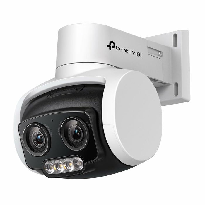 TP-LINK C540V Caméra de surveillance extérieure IP VIGI, 5MP, vision nocturne couleur, détection intelligente, résistante aux intempéries, couleur blanche
