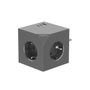 Coolbox CUBIK Base de prises avec charge USB-C et USB-A, Gris