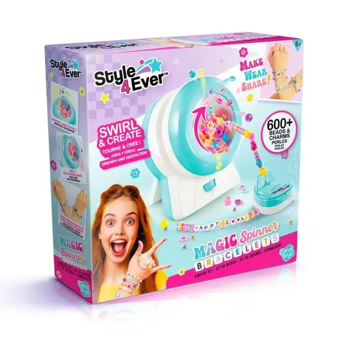 Canal Toys Machine Magique à Bracelets d'Amitié OFG 332 Style 4 Ever - Atelier Créatif avec Perles et Charms pour Enfants dès 8 Ans Canal Toys Machine Magique à Bracelets d'Amitié OFG 332 Style 4 Ever - Atelier Créatif avec Perles et Charms pour Enfants dès 8 Ans