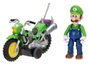 Super Mario Galaxy, le film figurine avec Moto à Rétrofriction Luigi 6 cm