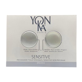 YonKa Set Spécifiques Sensitive Masque Crème Visage 2 ml + Crème Visage 1 ml - Échantillons pour Peaux Sensibles