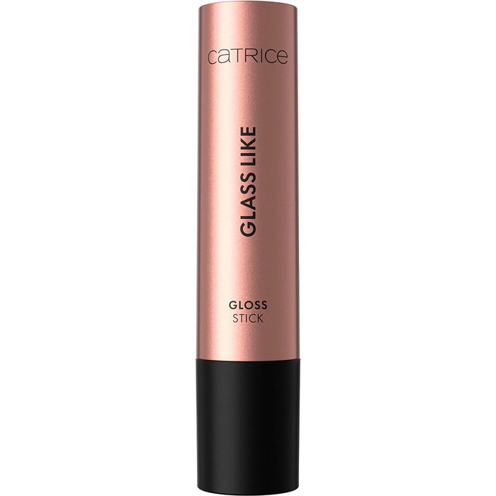 Catrice Gloss Stick Glass Like, effet brillance miroir, N010 Ambition Nue, 3 g, avec acide hyaluronique, squalane, vitamine E, hydratation 24h