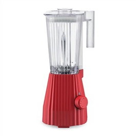 Alessi MDL09R - Batidora de Vaso Plissé - Mixeur pliant - 1,5 Litres - Rouge - Design Michele De Lucchi