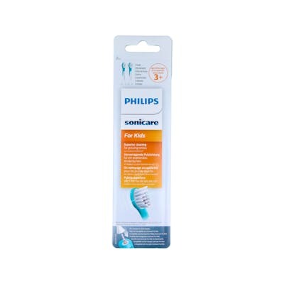 SONICARE Têtes de brosse pour enfants +3 ans bleu, lot de 2 SONICARE Têtes de brosse pour enfants +3 ans bleu, lot de 2