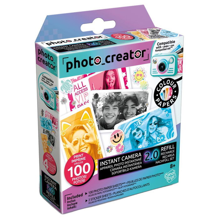 Canal Toys Recharge pour Appareil Instantané Creator - 100 Photos