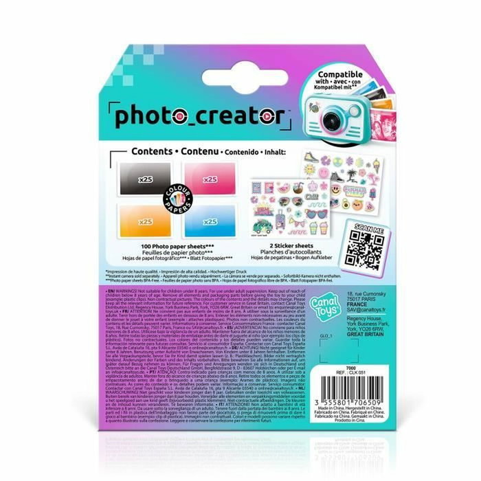 Canal Toys Recharge pour Appareil Instantané Creator - 100 Photos