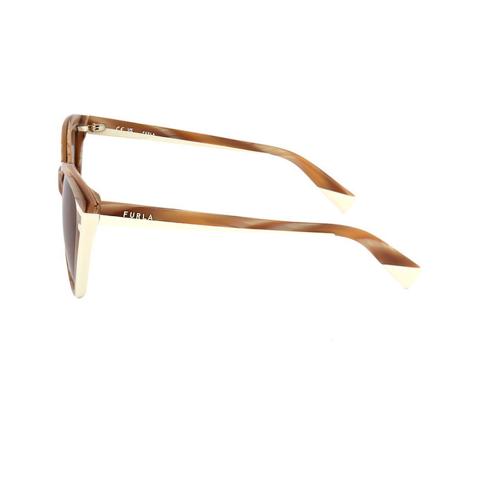 Furla SFU783-55092M Lunettes de soleil Papillon Marron