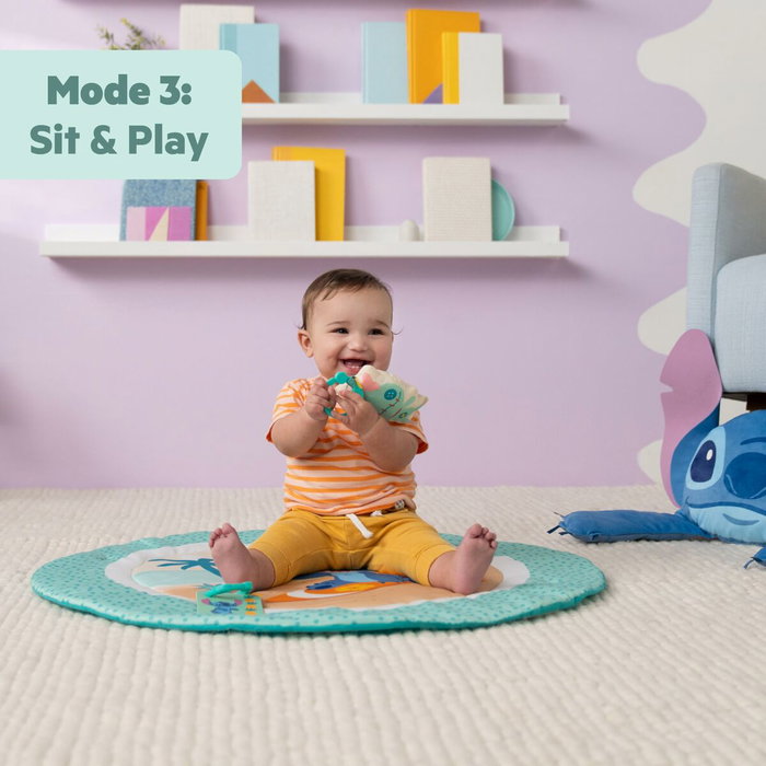 Bright Starts Disney Baby Stitch - Tapis d'éveil évolutif avec arche et jouets sensoriels Bright Starts Disney Baby Stitch - Tapis d'éveil évolutif avec arche et jouets sensoriels