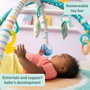 Bright Starts Disney Baby Stitch - Tapis d'éveil évolutif avec arche et jouets sensoriels