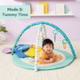 Bright Starts Disney Baby Stitch - Tapis d'éveil évolutif avec arche et jouets sensoriels