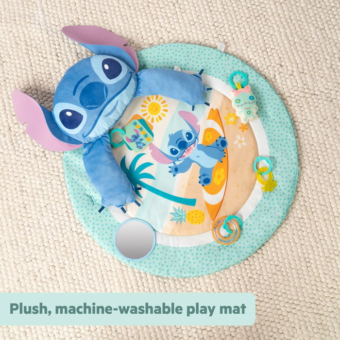 Bright Starts Disney Baby Stitch - Tapis d'éveil évolutif avec arche et jouets sensoriels Bright Starts Disney Baby Stitch - Tapis d'éveil évolutif avec arche et jouets sensoriels