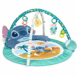 Bright Starts Disney Baby Stitch - Tapis d'éveil évolutif avec arche et jouets sensoriels