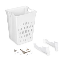 Emuca Panier à linge avec système de porte basculante, module 450 mm