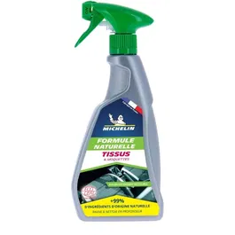 Michelin Nettoyant pour tissus 500 ml - Traite les taches incrustées, ravive les couleurs, nettoie sièges et moquettes - Séchage rapide, ingrédients d'origine naturelle