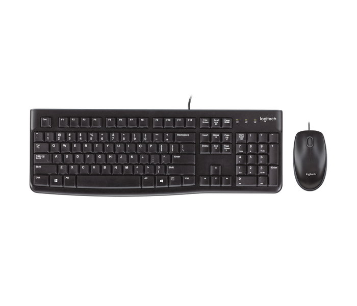 Logitech MK120 Combo Clavier et Souris USB - Disposition Anglais UK